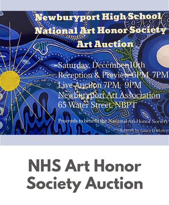  NHS art honor society auction 12/10
